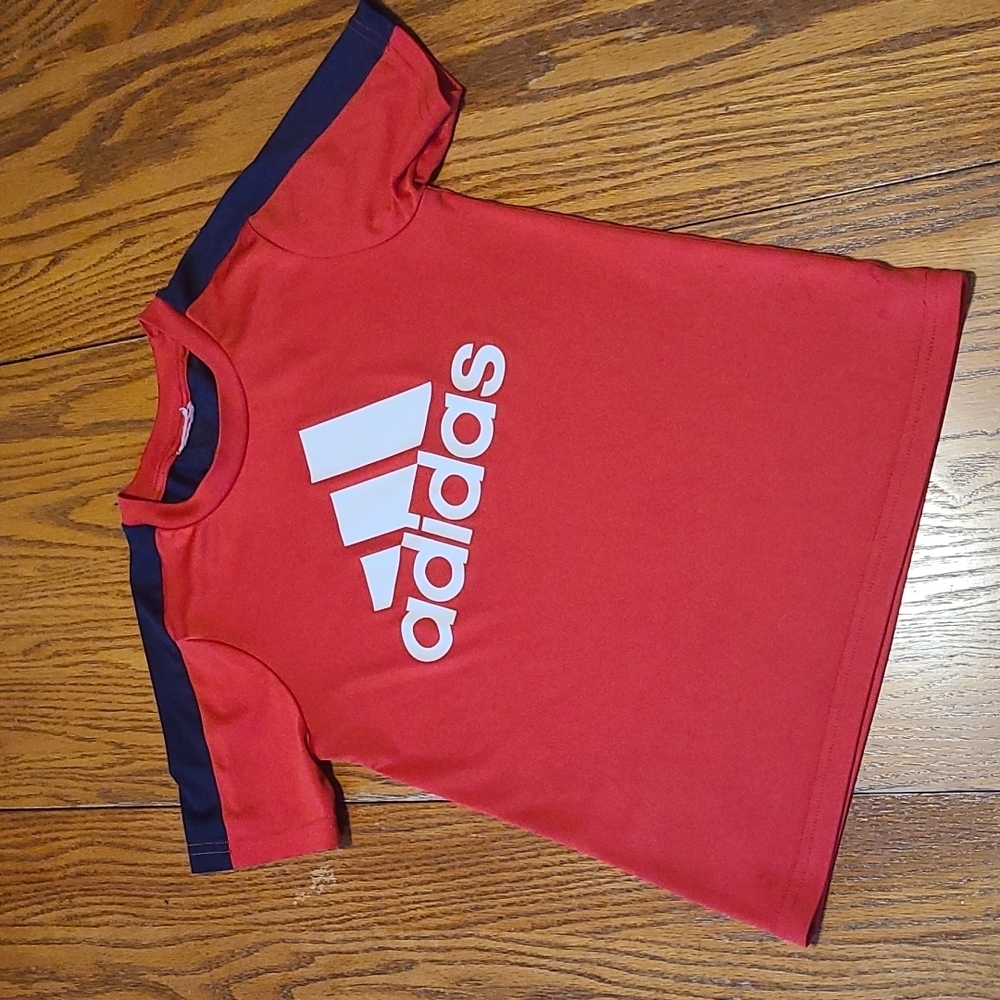 Adidas Red Athletic Shirt - Boy's Small